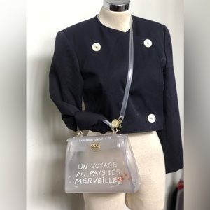 Clear PVC Crossbody Bag